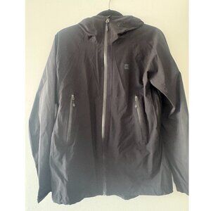 Black MEC Rain Jacket